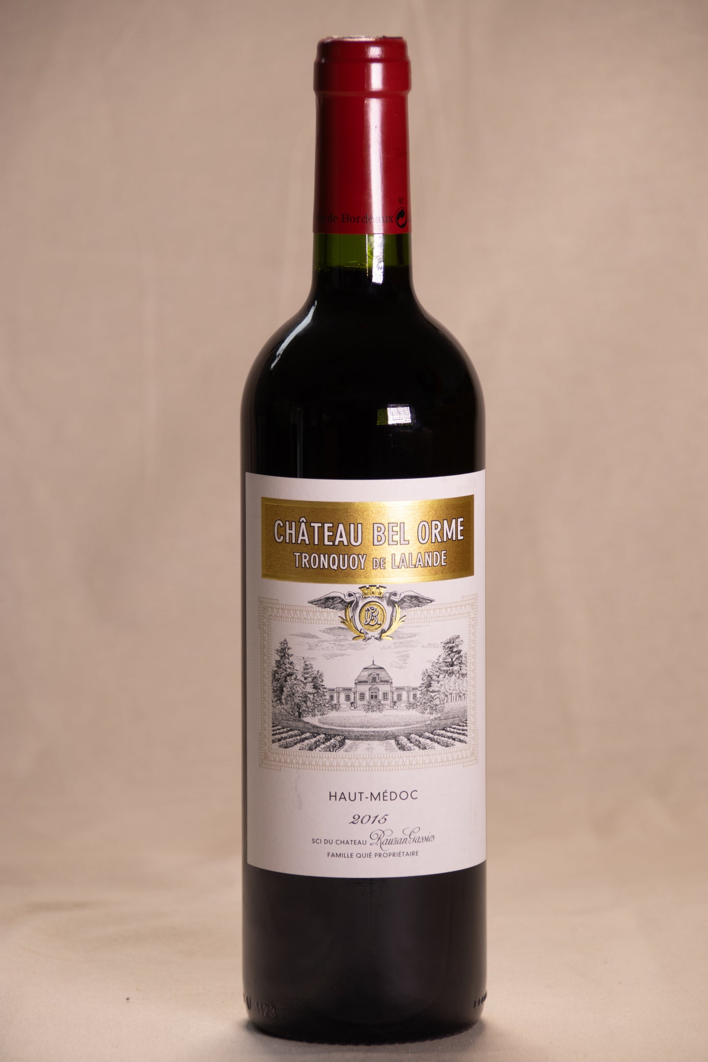 Château Bel Orme 2015 rood. (per 6) Flesprijs € 29,50